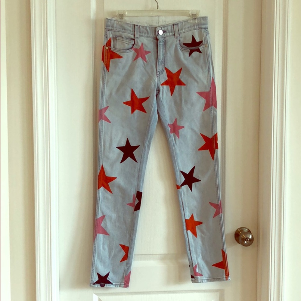 Stella Mcartney Stars Skinny Boyfriend Jeans